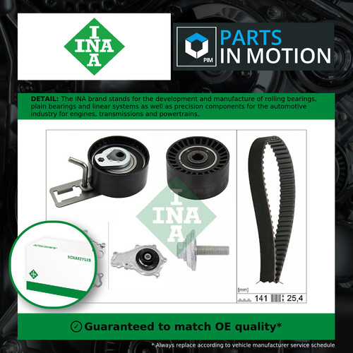 Timing belt water pump kit - belt,