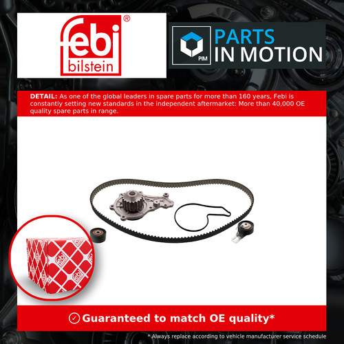 Timing belt water - &,